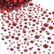 7000pcs+ Flatback Glass Hotfix Iron On Rhinestones Crystal for DIY Making with 1 Tweezer & 1 Picking Pen for Shoes, Clothes, Face Art, Bags, Manicure (Siam, 5-Sizes)